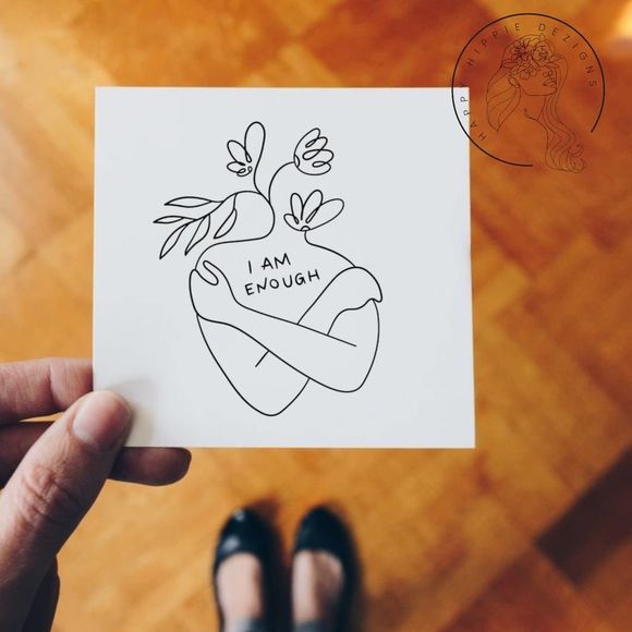 I Am Enough Vinyl Decal - Picture 5 of 8